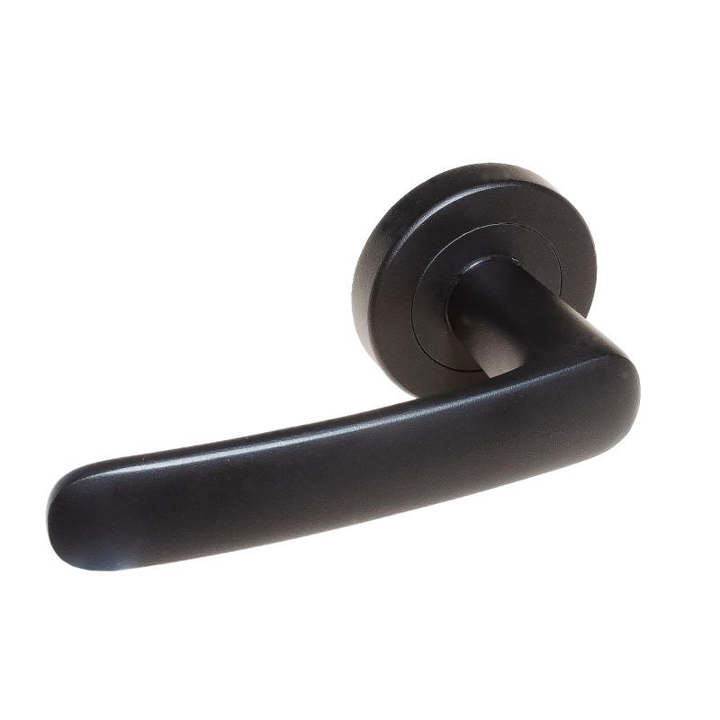 Ручка дверная DOORLOCK Звездная линия Rigel M027 Black matt (черная матовая) A=35-55мм