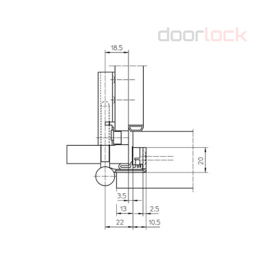 Петля SIMONSWERK Variant V0037 WF FD