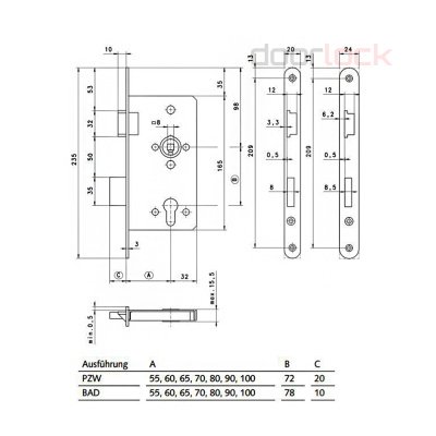 Замок NEMEF D197