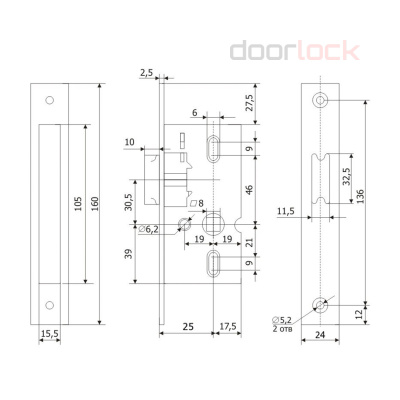 Защелка ГАРДИАН PROFI 25.1.24