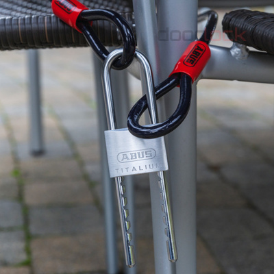 Навесной замок 64TI/50HB60-150 TITALIUM, дужка с регулируемой длиной от 60 до 150 мм