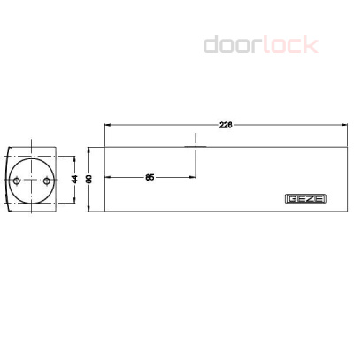 "Доводчик GEZE TS2000 NV BC EN2-4/5 серебристый"