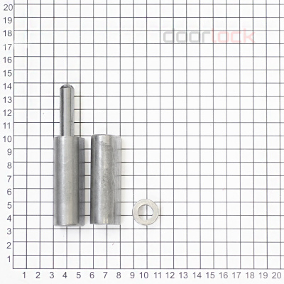 Дверная петля DL HS-140N ф20 каплевидная, без покрытия