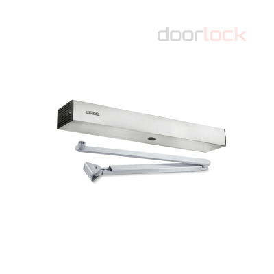 Привод распашной GEZE Slimdrive EMD Invers с рычажной тягой, серебристый